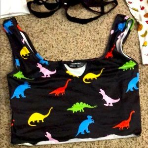 Dino crop top
